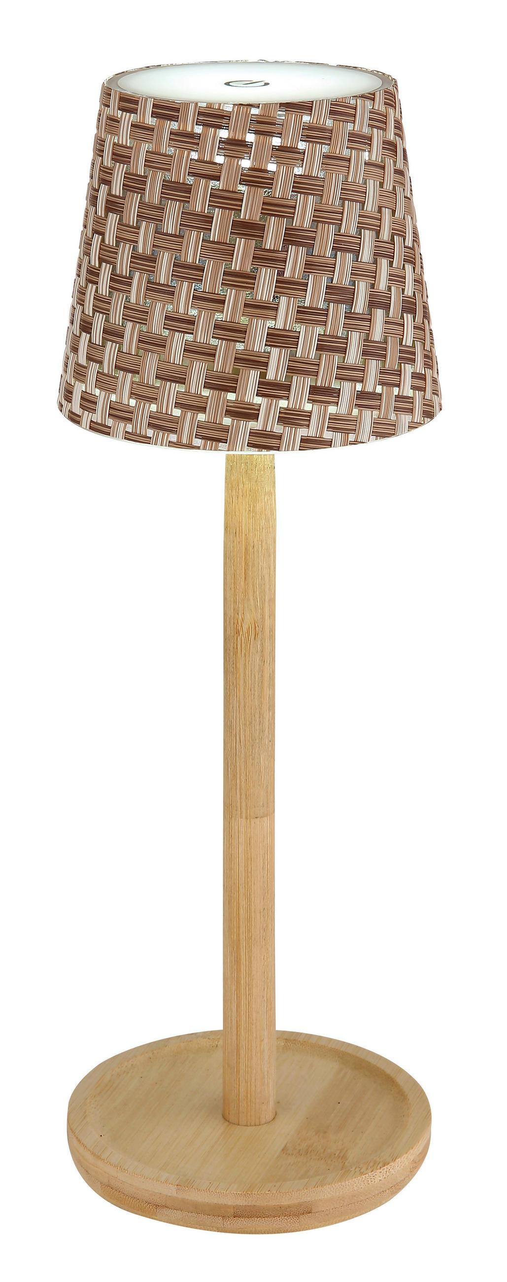 NAMIZNA SVETILKA ZA POLNJENJE  RIDS      11/33 cm       - siva/bela, Natur, umetna masa/les (11/33cm) - Globo