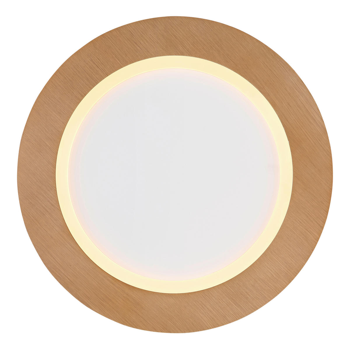 STROPNA LED-SVETILKA   //2700+6500 K/230 V/ - bela/opal, Basics, kovina/umetna masa (40/5cm) - Globo