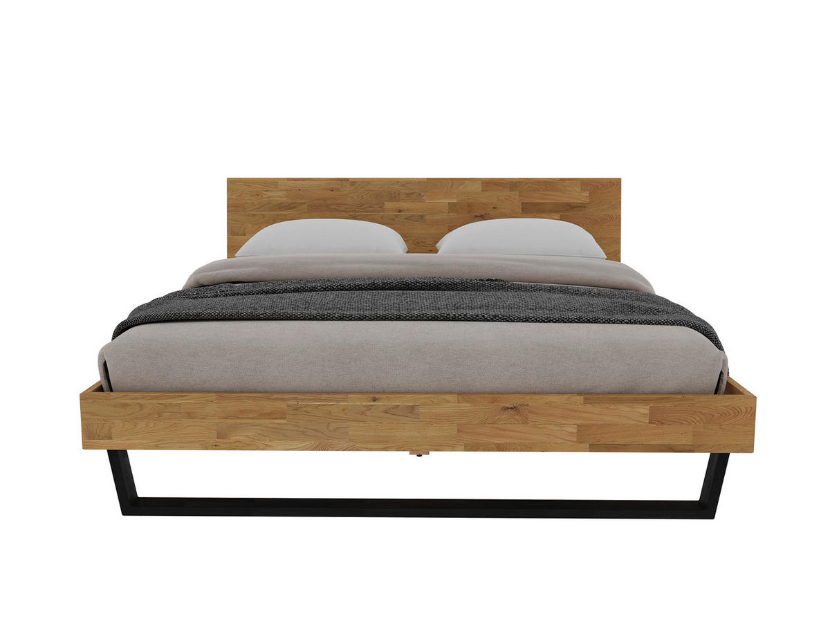 BETT 180/200 cm  in Wildeiche  - Wildeiche, MODERN, Holz (180/200cm) - MID.YOU