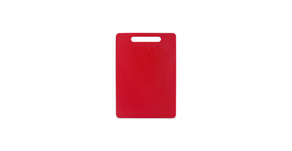 SCHNEIDEBRETT    34/24/0,4 cm  - Rot, Basics, Kunststoff (34/24/0,4cm) - Homeware