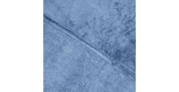DECKE EMMA 140/190 cm - Blau, Basics, Textil (140/190cm) - Novel