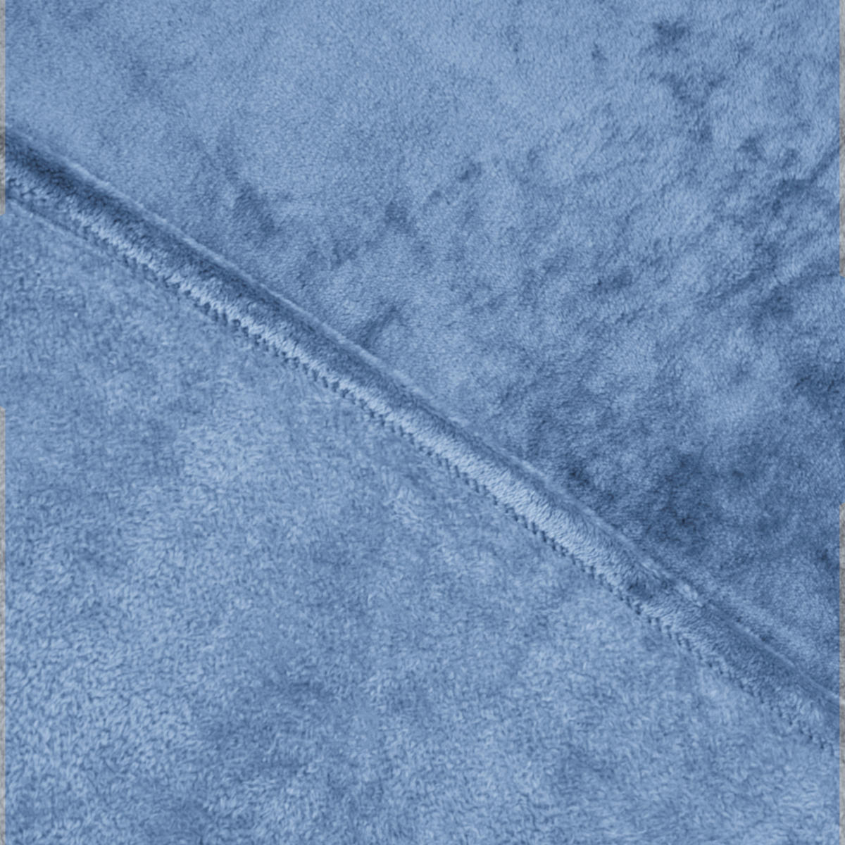 DECKE EMMA 140/190 cm  - Blau, Basics, Textil (140/190cm) - Novel
