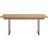 ESSTISCH Wildeiche massiv, mehrschichtige Massivholzplatte (Tischlerplatte) rechteckig Eichefarben - Eichefarben, Design, Glas/Holz (190/100/76,5cm) - Voglauer ESSTISCH Wildeiche massiv, mehrschichtige Massivholzplatte (Tischlerplatte) rechteckig Eichefarben - Eichefarben, Design, Glas/Holz (190/100/76,5cm) - Voglauer