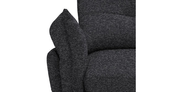 ECKSOFA Dunkelgrau Bouclé  - Dunkelgrau/Schwarz, Design, Textil/Metall (250/220cm) - Xora