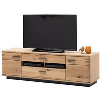 TV-ELEMENT  180/56/50 cm 2 Schublade(n)  - Eichefarben/Anthrazit, Design, Holz/Holzwerkstoff (180/56/50cm) - Livetastic