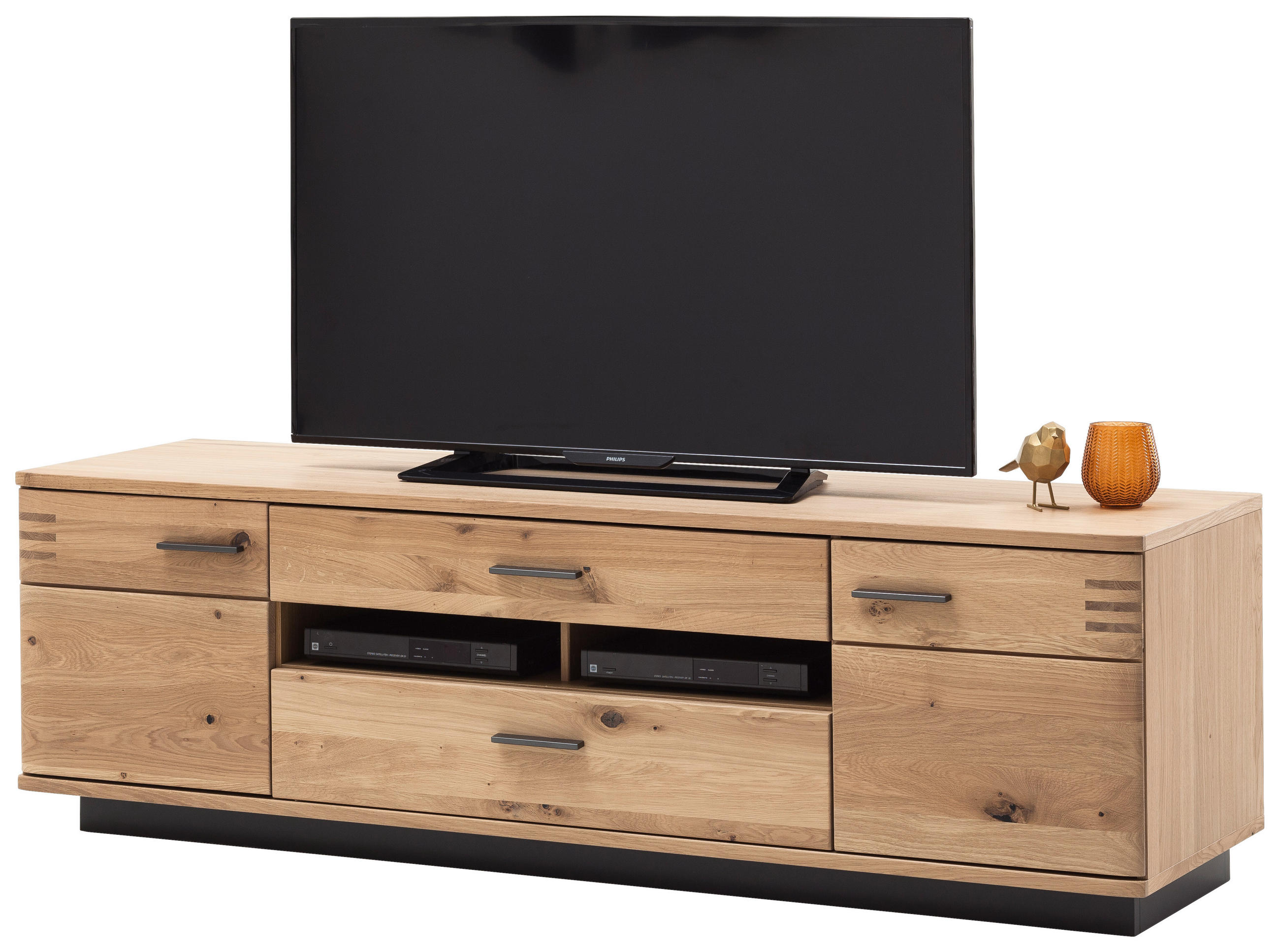 Livetastic KOMODA POD TELEVIZI, trámový dub, barvy dubu, 180/56/50 cm