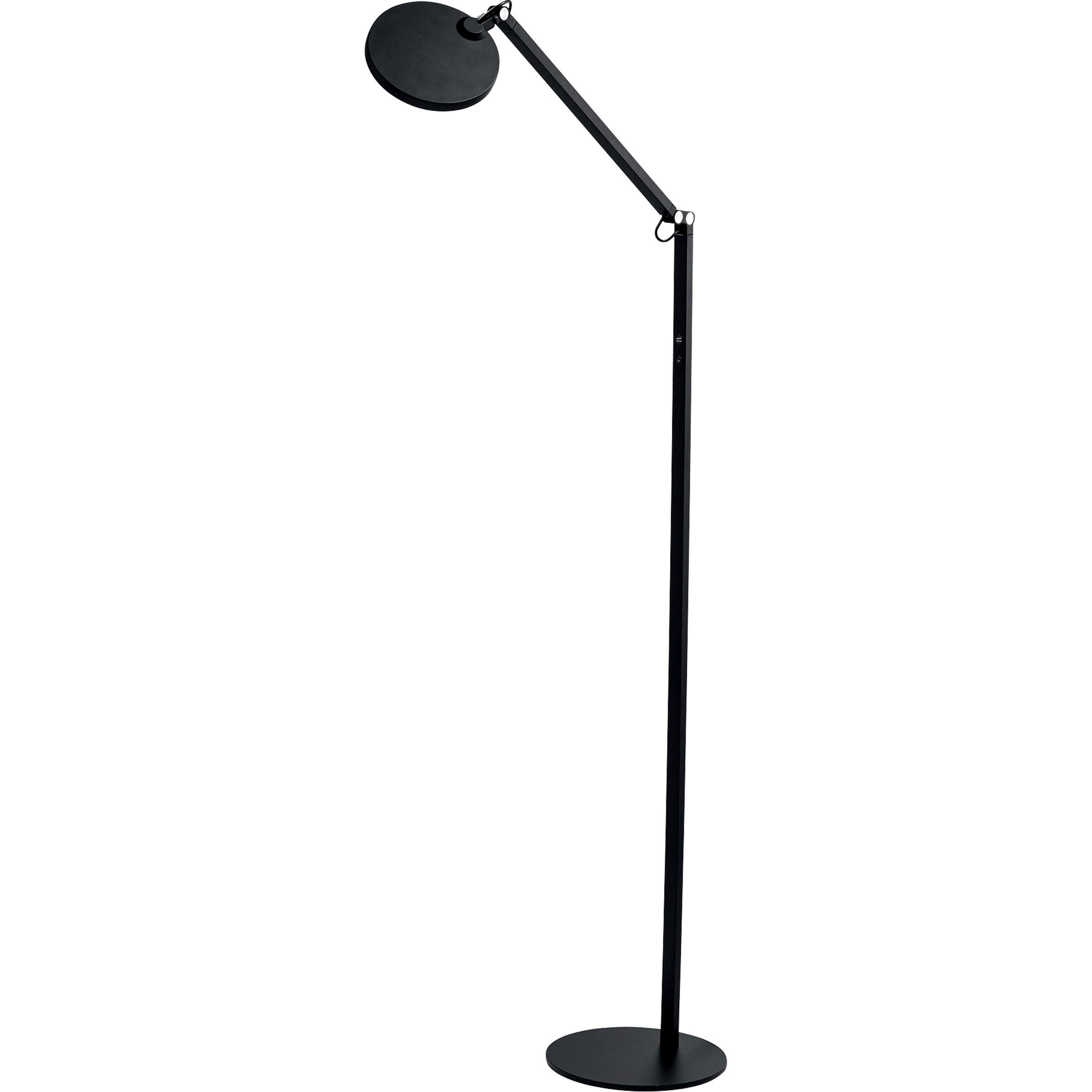 LED-STEHLEUCHTE 60/22/160 cm    - Schwarz, Design, Kunststoff/Metall (60/22/160cm) - Fabas Luce