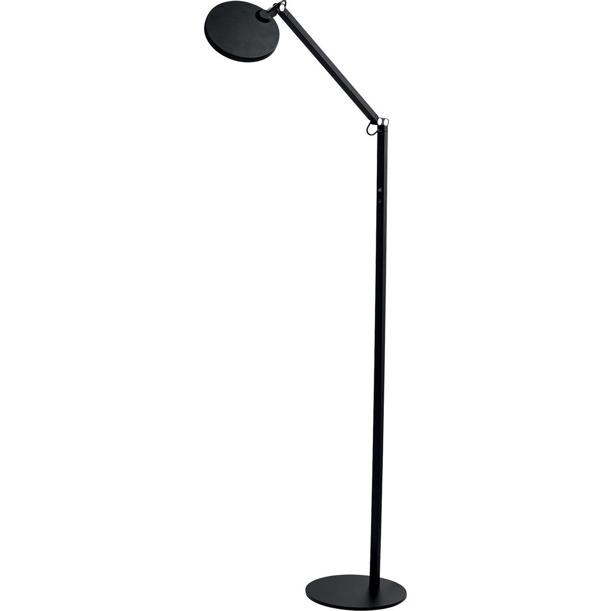 LED-STEHLEUCHTE 60/22/160 cm    - Schwarz, Design, Kunststoff/Metall (60/22/160cm)