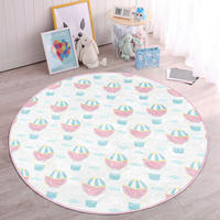 KINDERTEPPICH 150/150 cm Multicolor rund  - Multicolor, Basics, Textil (150/150cm)