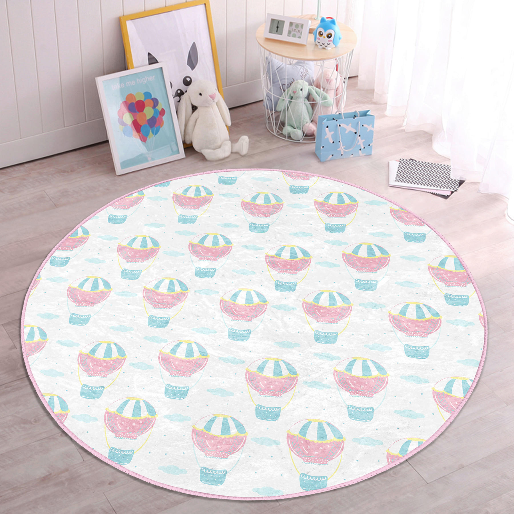 XXXLutz Kinderteppich Mehrfarbig 150x150 cm