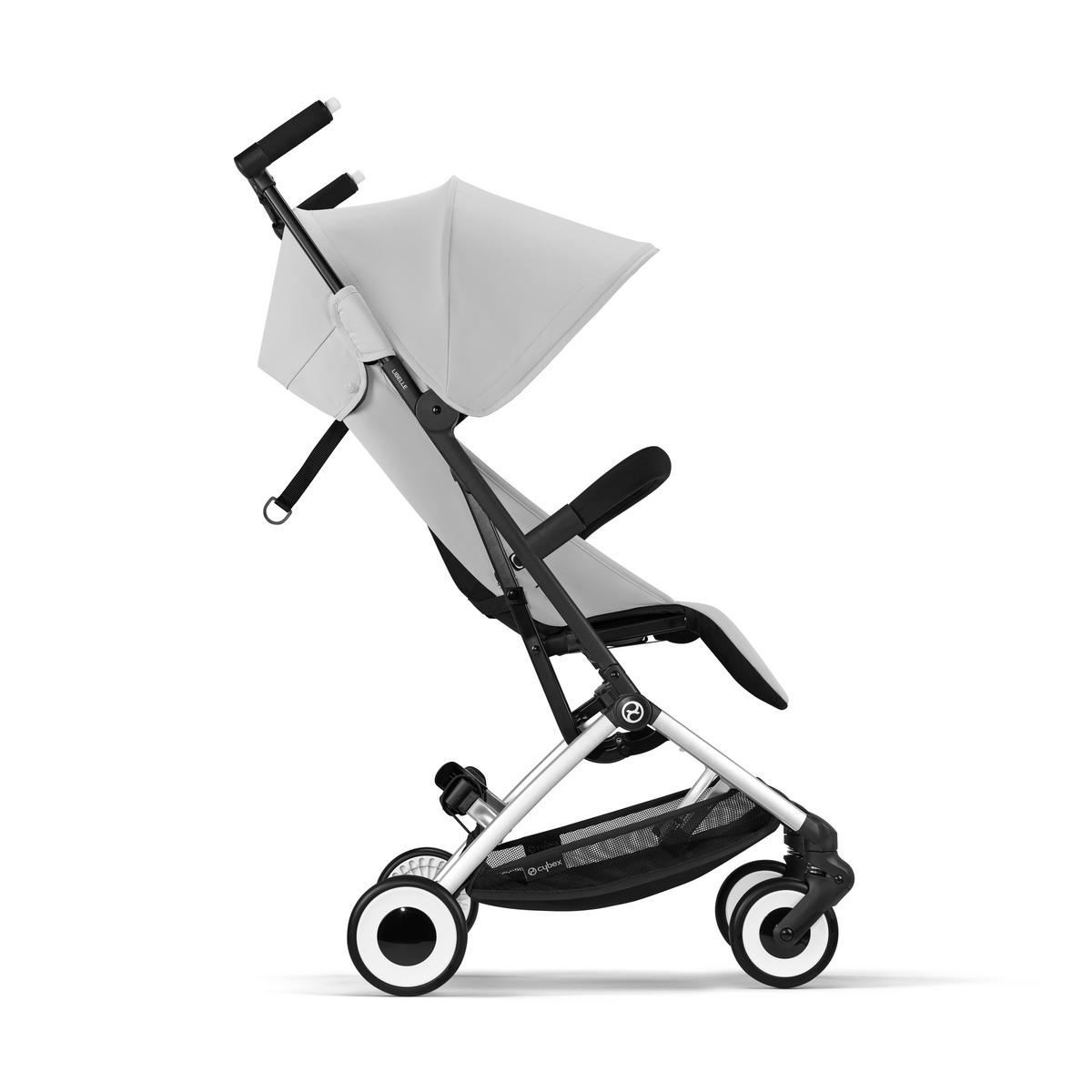 BUGGY Libelle  - Hellgrau/Schwarz, Basics, Textil (71/52/102cm) - Cybex