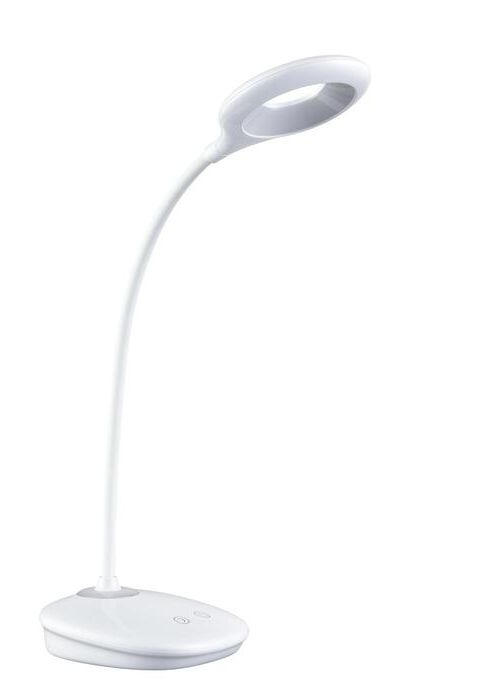 LAMPĂ DE BIROU CU LED - alb, Basics, plastic (11/43,5/12cm) - Boxxx