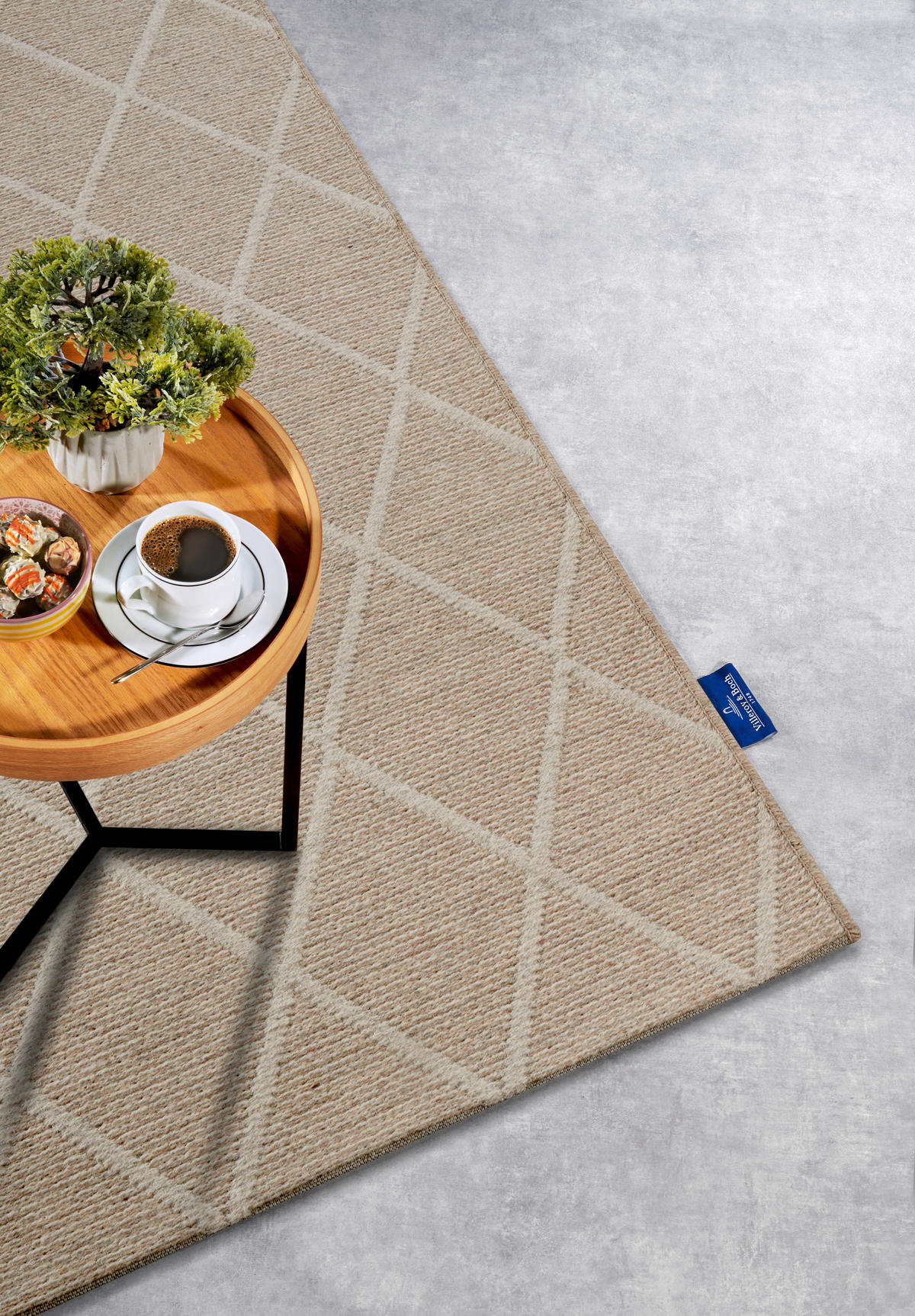 WEBTEPPICH 160/230 cm Kollektion 1843 Beige  - Beige, Basics, Kunststoff/Textil (160/230cm) - Villeroy & Boch