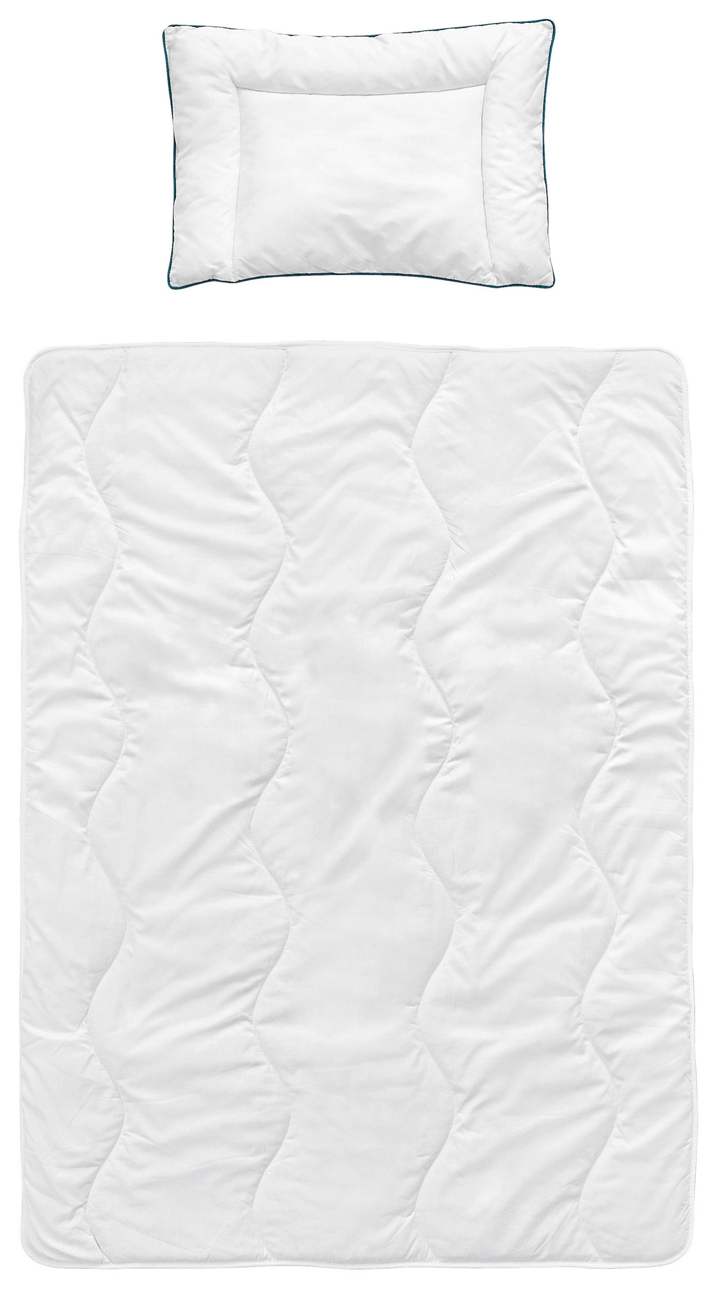 KINDERBETTSET 100/135 cm    - Weiss, Basics, Textil (100/135cm) - Patinio