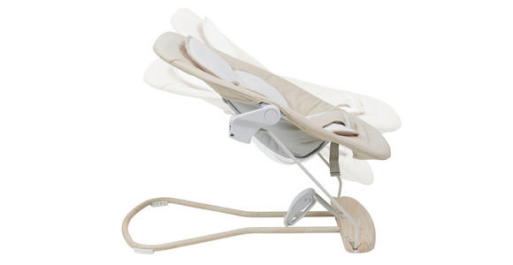 SCHAUKELWIPPE LUNCH Beige   - Beige, Basics, Kunststoff/Textil (66/45/48-58cm) - My Baby Lou