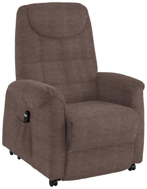 FERNSEHSESSEL in Mikrofaser Hellbraun  - Hellbraun/Schwarz, KONVENTIONELL, Kunststoff/Textil (83/113/92cm) - Xora