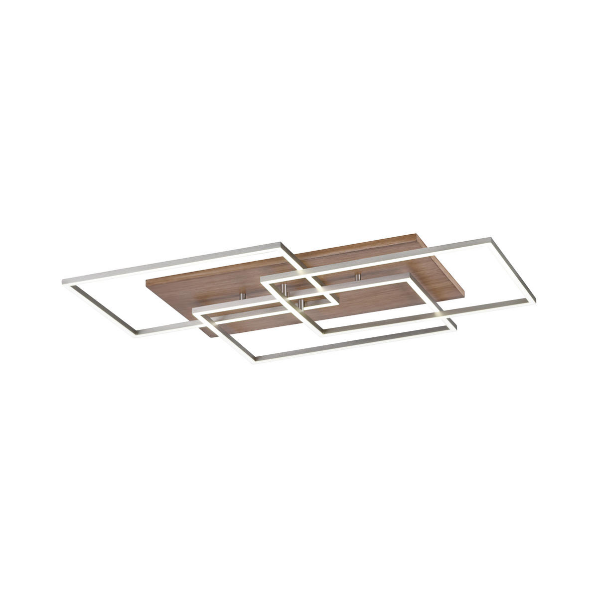 LED-DECKENLEUCHTE   - LIFESTYLE, Holz/Kunststoff (82/50cm)