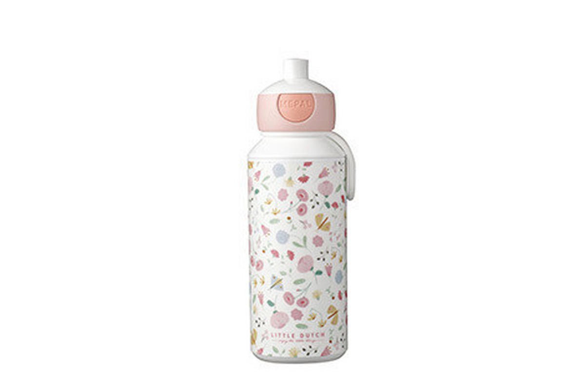 KINDERTRINKFLASCHE  - Altrosa/Weiß, KONVENTIONELL, Kunststoff (6,4/7,0/18,4cm) - Mepal