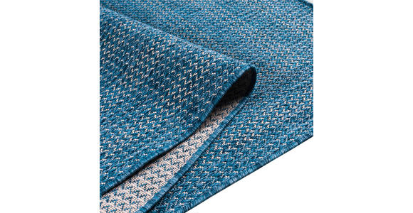 In- und Outdoorteppich 200/290 cm Zagora  - Blau, Basics, Textil (200/290cm) - Novel