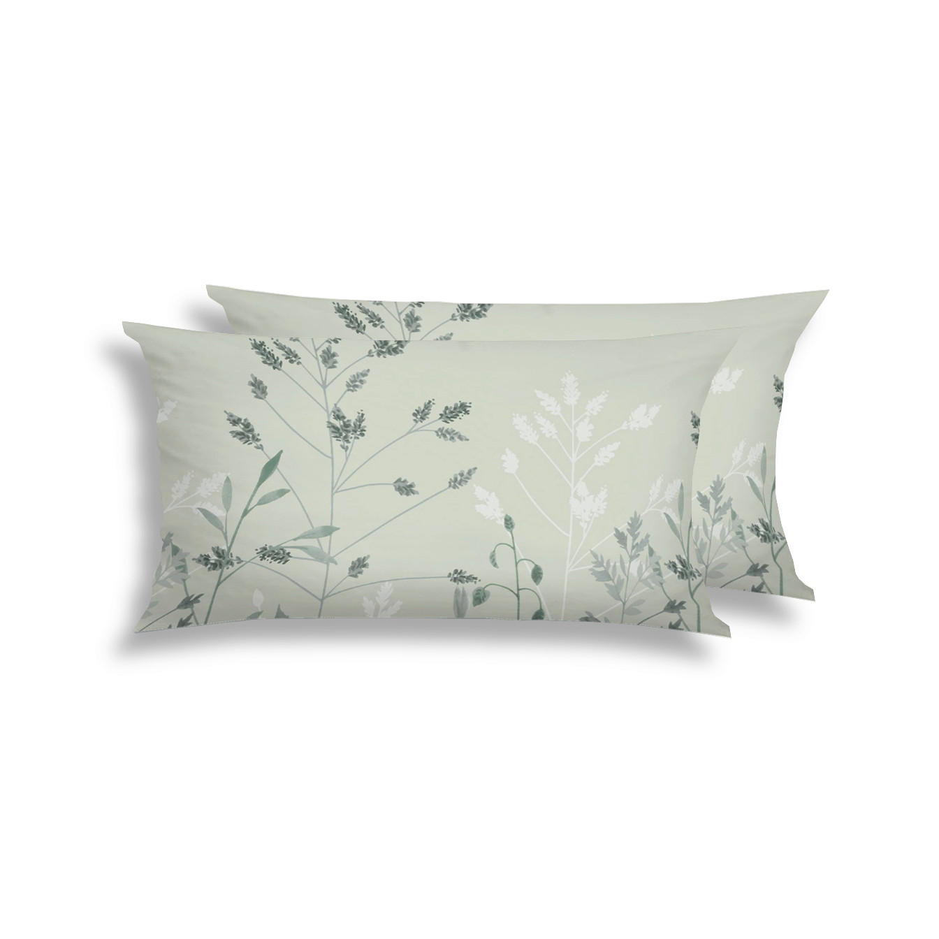 KOPFPOLSTERBEZUG 40/80 cm  - Salbeigrün, Design, Textil (40/80cm) - Florella