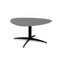 COUCHTISCH 40/40/35 cm Freiform Grau, Schwarz  - Schwarz/Grau, Design, Stein/Metall (40/40/35cm) - Xora