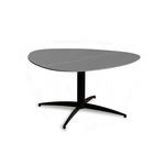 COUCHTISCH - Schwarz/Grau, Design, Stein/Metall (40/40/35cm) - Xora