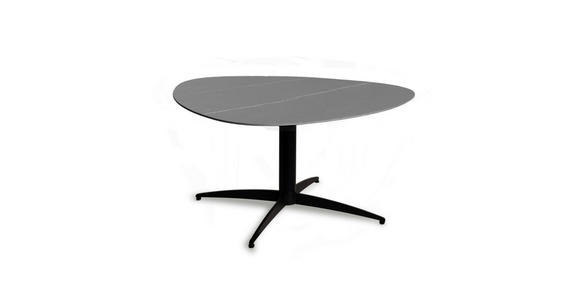 COUCHTISCH - Schwarz/Grau, Design, Stein/Metall (75/75/40cm) - Xora