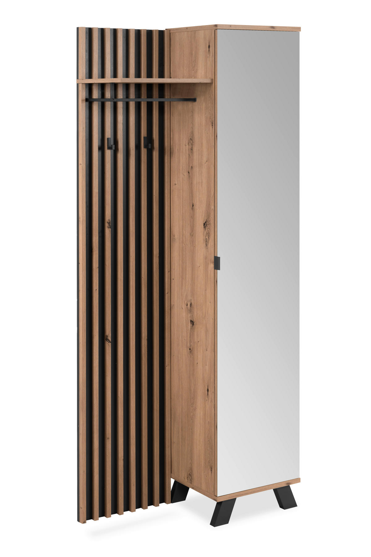 GARDEROBE  in 80/190/37 cm  - Anthrazit, Design, Holzwerkstoff (80/190/37cm) - MID.YOU