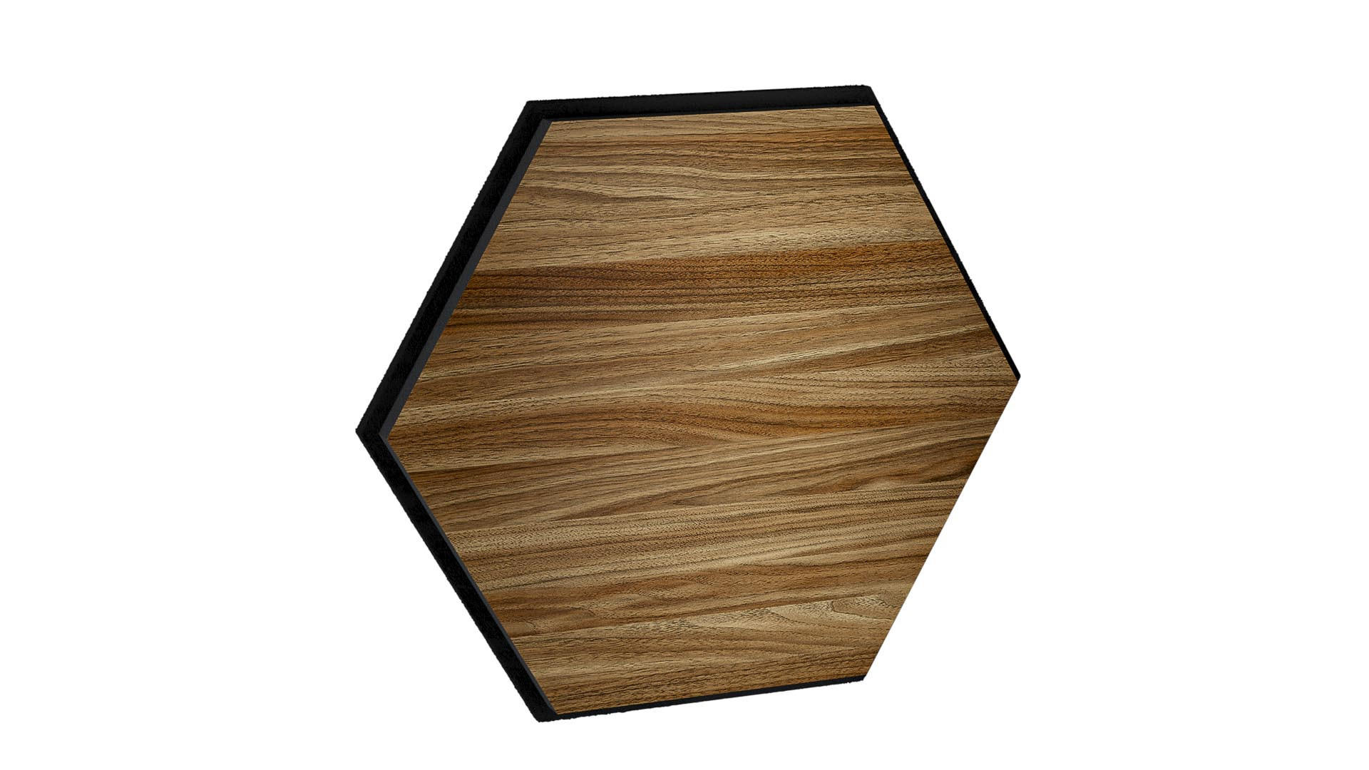 STENSKA DEKORACIJA    - barva oreha, Basics, leseni material (15/15/1,7cm)