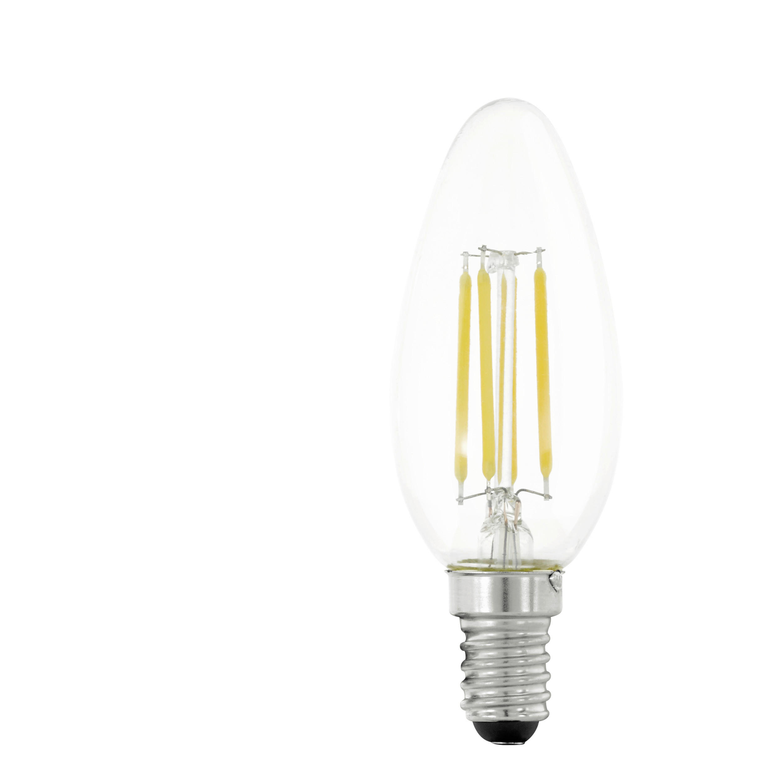 LED-LEUCHTMITTEL   E14 4,5 W  - Klar, Basics, Glas (3,5/9,8/3,5cm) - Eglo