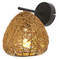 WANDLEUCHTE 16/18,6/21 cm   - Beige, Natur, Papier/Metall (16/18,6/21cm) - Ledvance