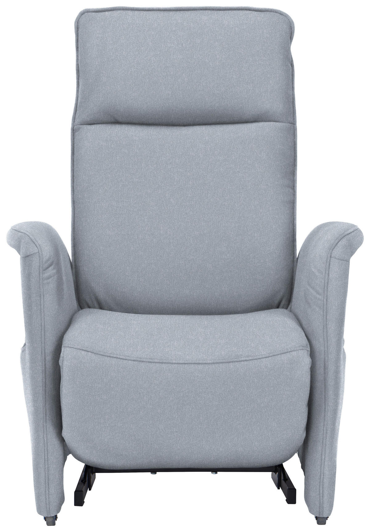 FERNSEHSESSEL in Chenille Hellblau  - Hellblau, KONVENTIONELL, Kunststoff/Textil (79-83/108/87cm) - Valdera