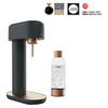 WASSERSPRUDLER RUBY 2 BLACK/COPPER  - Roségold/Schwarz, Basics, Metall (24/14/41cm) - mysoda