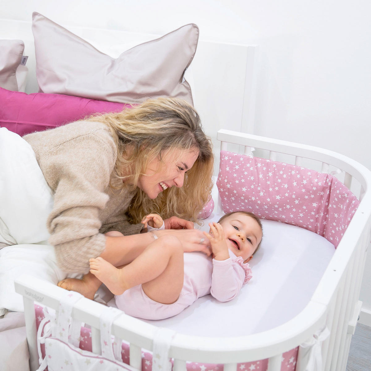 NESTCHEN   24/168 cm  - Beige, Basics, Textil (24/168cm) - Babybay
