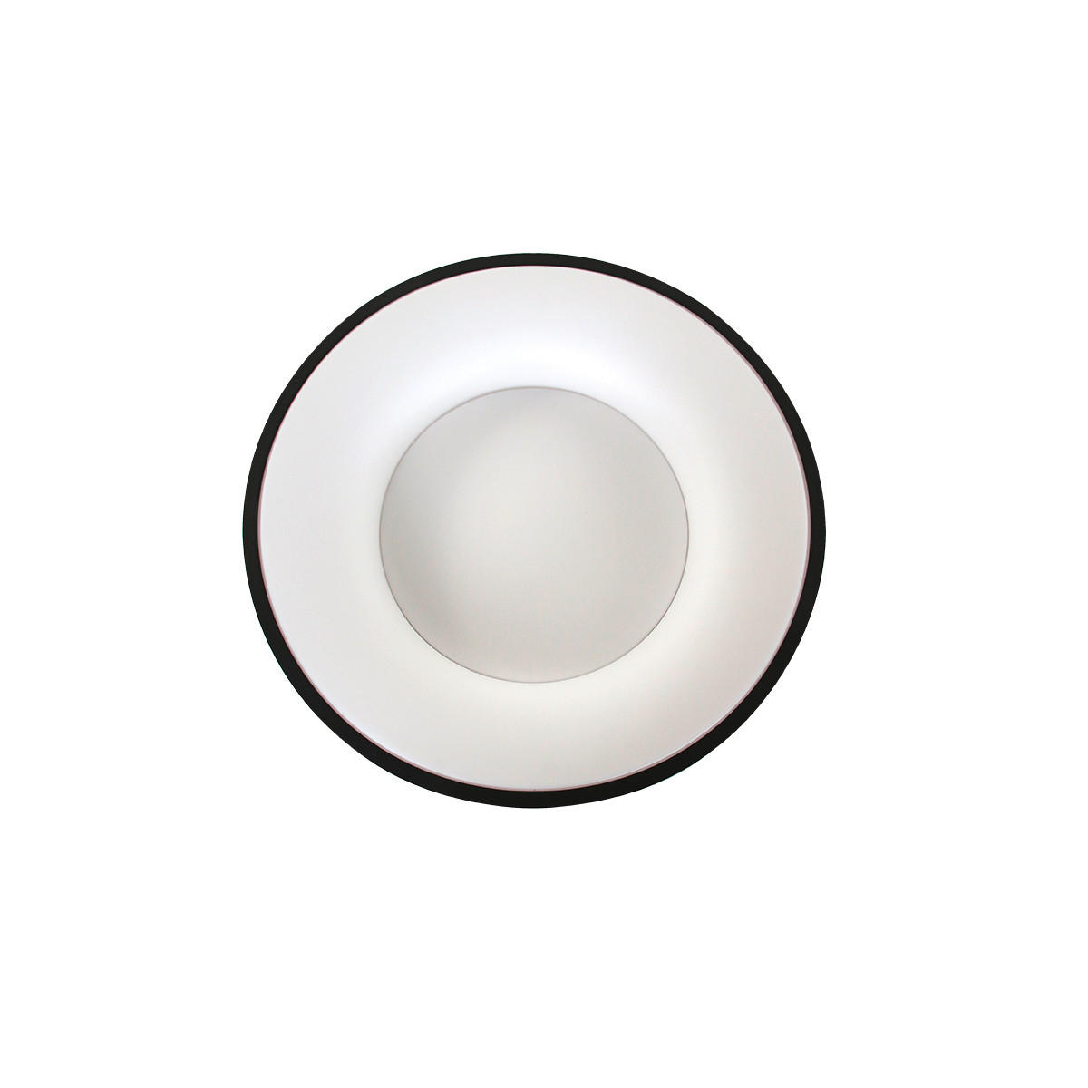 LED-DECKENLEUCHTE 38/9 cm   - Schwarz, Basics, Kunststoff/Metall (38/9cm)