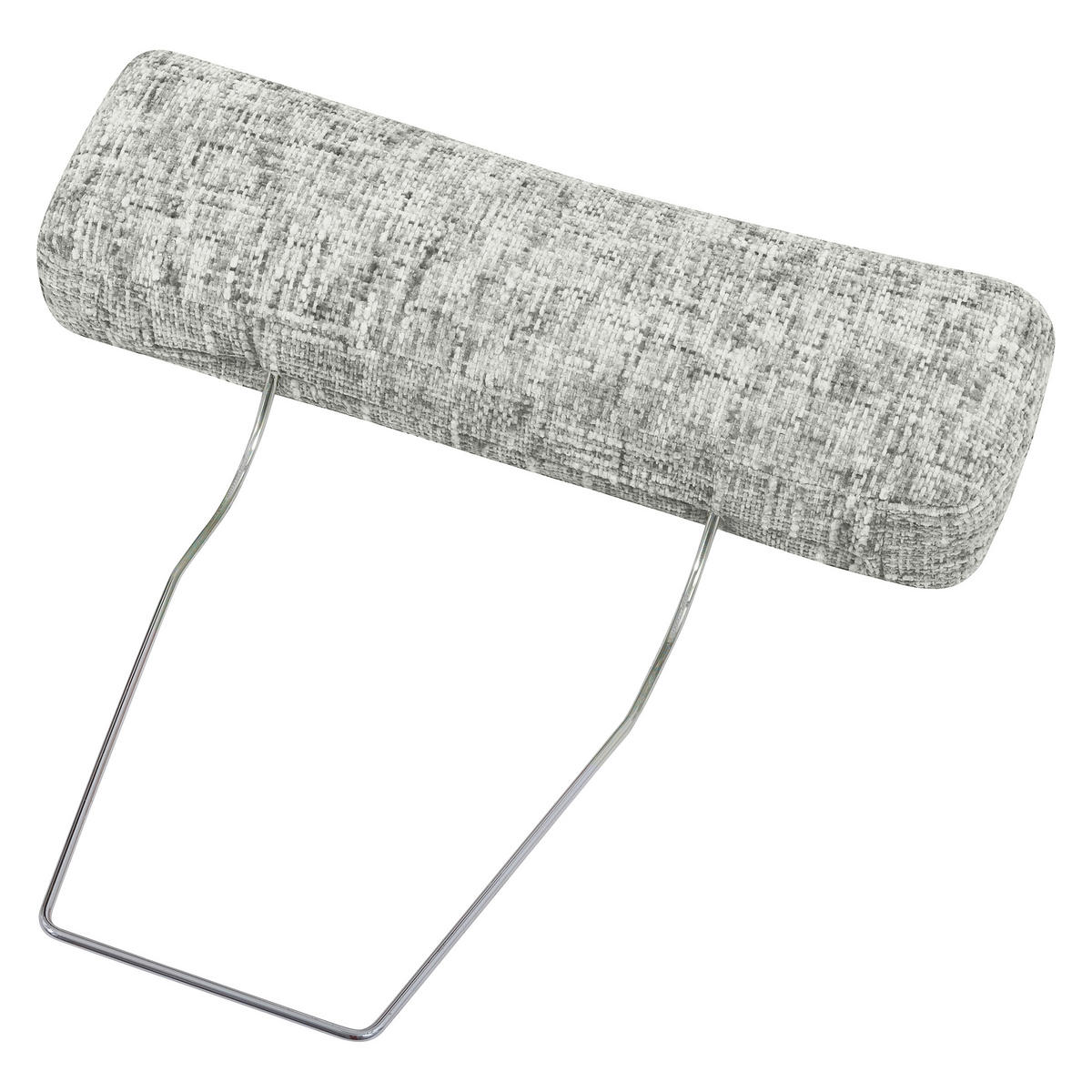 KOPFSTÜTZE 52/17/14 cm  Webstoff  - Silberfarben/Grau, Design, Textil (52/17/14cm) - Livetastic