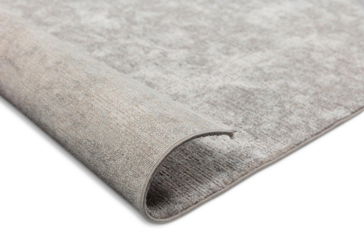 WEBTEPPICH 133/190 cm Venosa Silberfarben rechteckig  - Silberfarben, KONVENTIONELL, Textil (133/190cm) - Astra