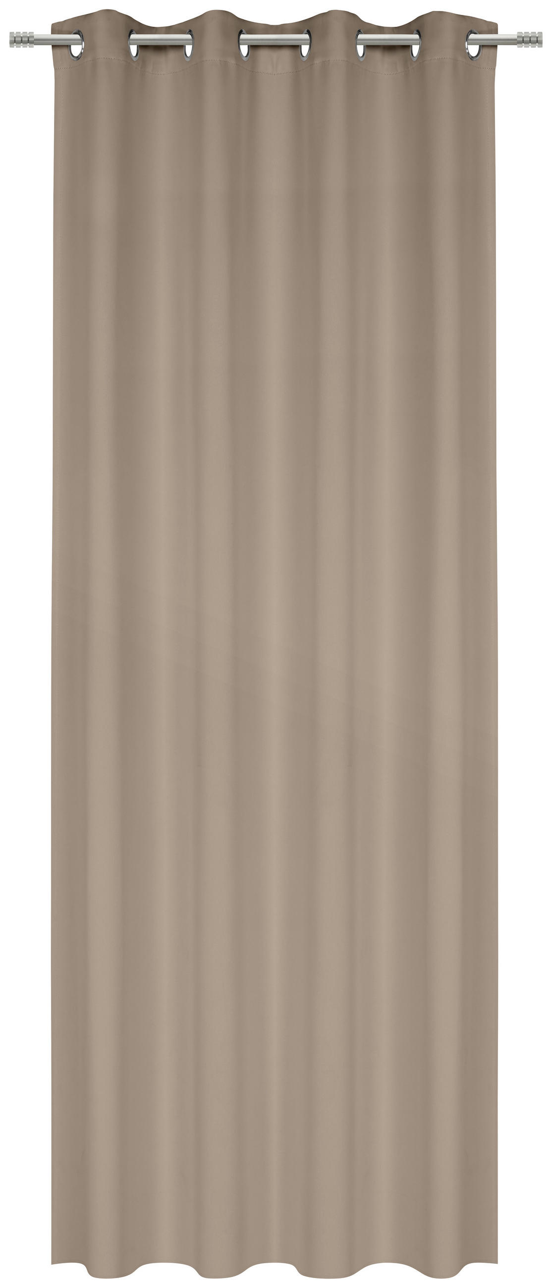 ZATEMŇOVACÍ ZÁVĚS, zatemnění, 140/245 cm - šedohnědá, Basics, textil (140/245cm) - Esposa