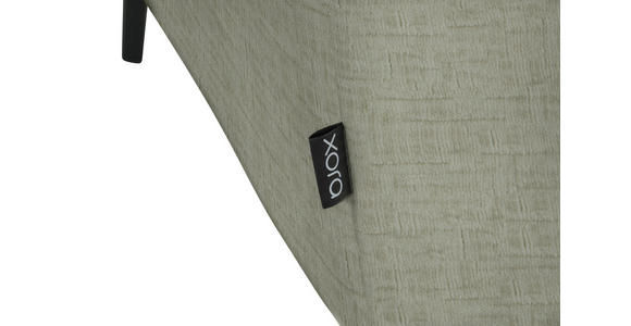 ECKSOFA  in Chenille Creme  280/205 cm  - Creme/Schwarz, Design, Textil/Metall (280/205cm) - Xora