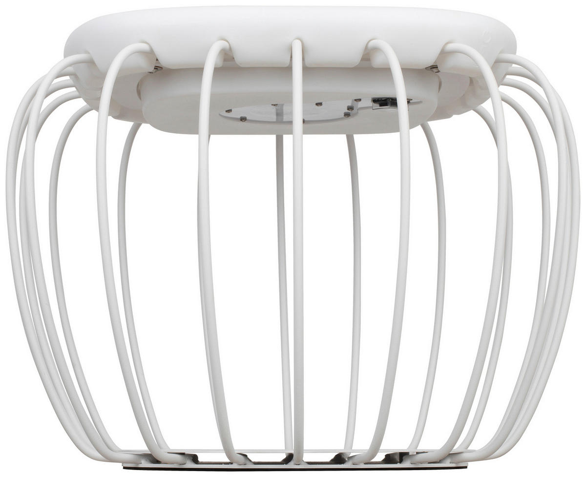 AUßENLEUCHTE 40/30 cm   - Weiß, Trend, Kunststoff/Metall (40/30cm) - Novel