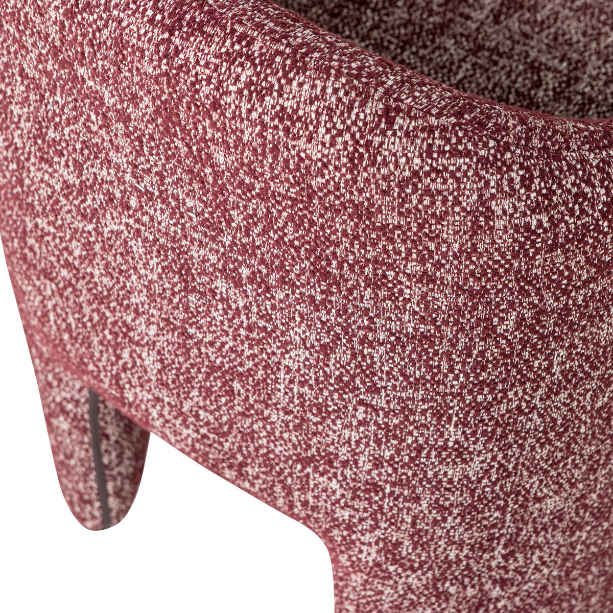 ARMLEHNSTUHL   Webstoff  Bordeaux  - Bordeaux, MODERN, Kunststoff/Textil (64/83/64cm) - Livetastic