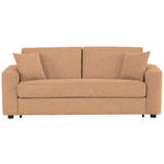 SCHLAFSOFA  in Webstoff Kupferfarben  - Schwarz/Kupferfarben, Design, Kunststoff/Textil (205/83/100cm) - Xora