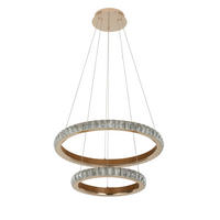 Lampă Suspendată Cu Led 60/120 cm  - auriu, Design, sticlă/metal (60/120cm) - Glandor