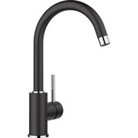 KÜCHENARMATUR - Schwarz, Basics, Metall (5,2/32,7/18,2cm) - Blanco