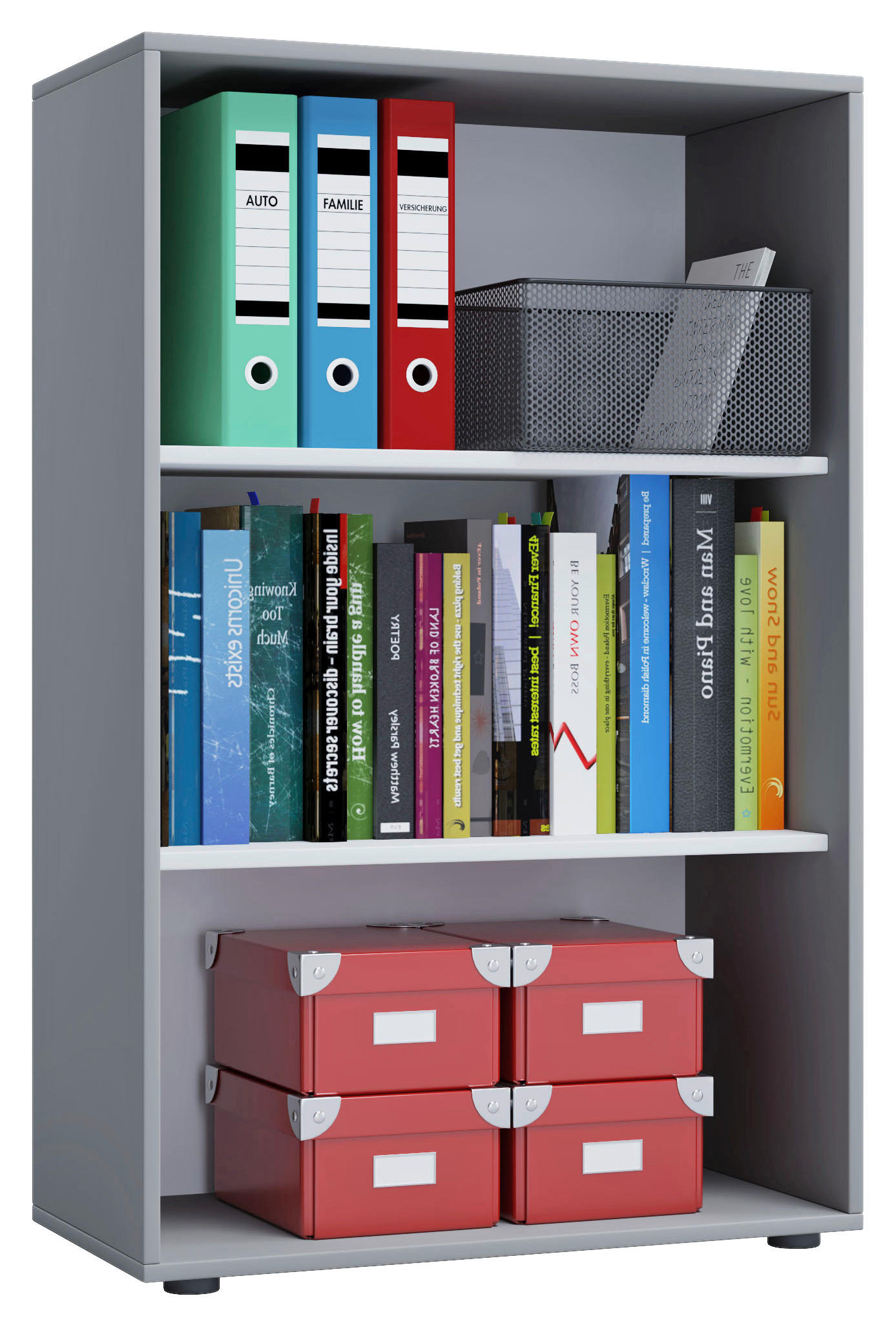 Aktenregal Lona XL Grau B: 70 cm