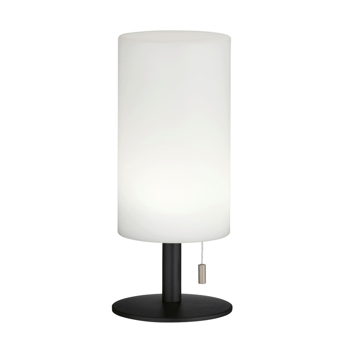 AKKU-TISCHLEUCHTE Larino 12/30 cm   - Anthrazit/Weiß, KONVENTIONELL, Kunststoff/Metall (12/30cm)