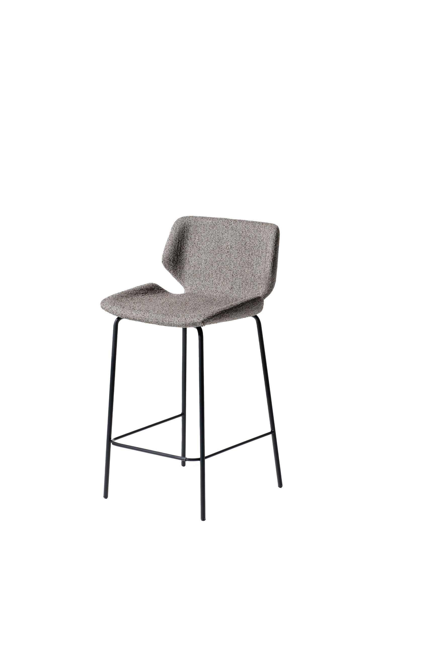 STOLICA  sivo-bež  metal, tekstil, drvni materijal      - tamno siva/sivo-bež, Moderno, drvni materijal/metal (50/106/59cm) - Belluti