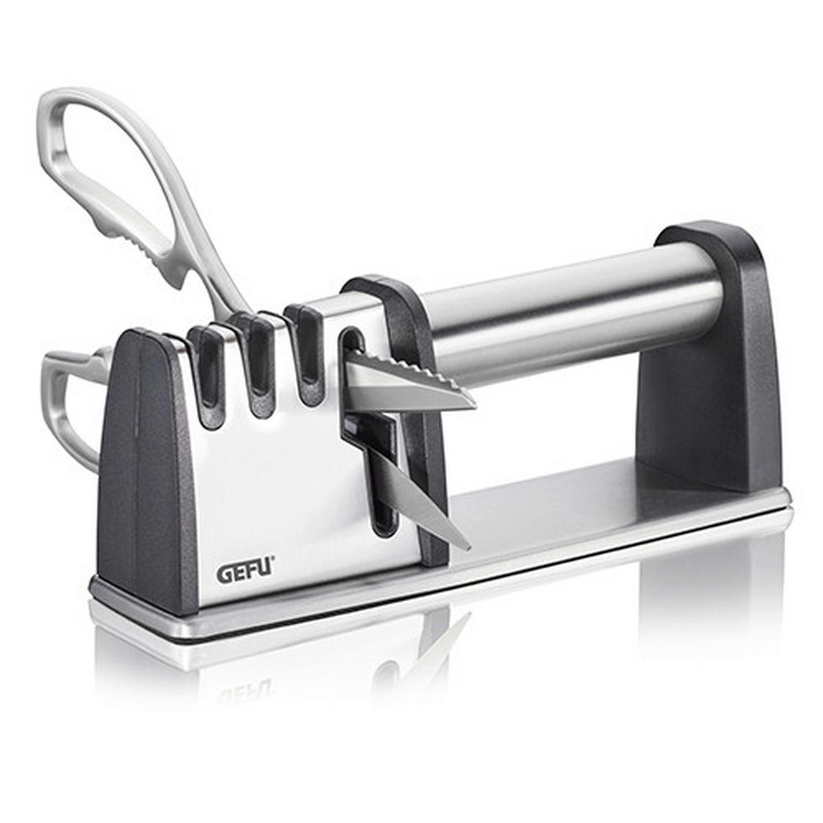 MESSERSCHÄRFER Colt Pro  Metall, Keramik  - Silberfarben, Basics, Keramik/Kunststoff (22/6/8,5cm) - Gefu