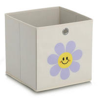 AUFBEWAHRUNGSBOX - Creme, Basics, Textil (28/28/28cm) - Zeller Present