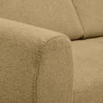 ECKSOFA Honig Flachgewebe  inkl. Bettkasten, Schlaffunktion, Rücken echt, Kopfstütze, Liegefläche im Originalstoff  - Buchefarben/Honig, KONVENTIONELL, Holz/Textil (241/166cm) - Carryhome